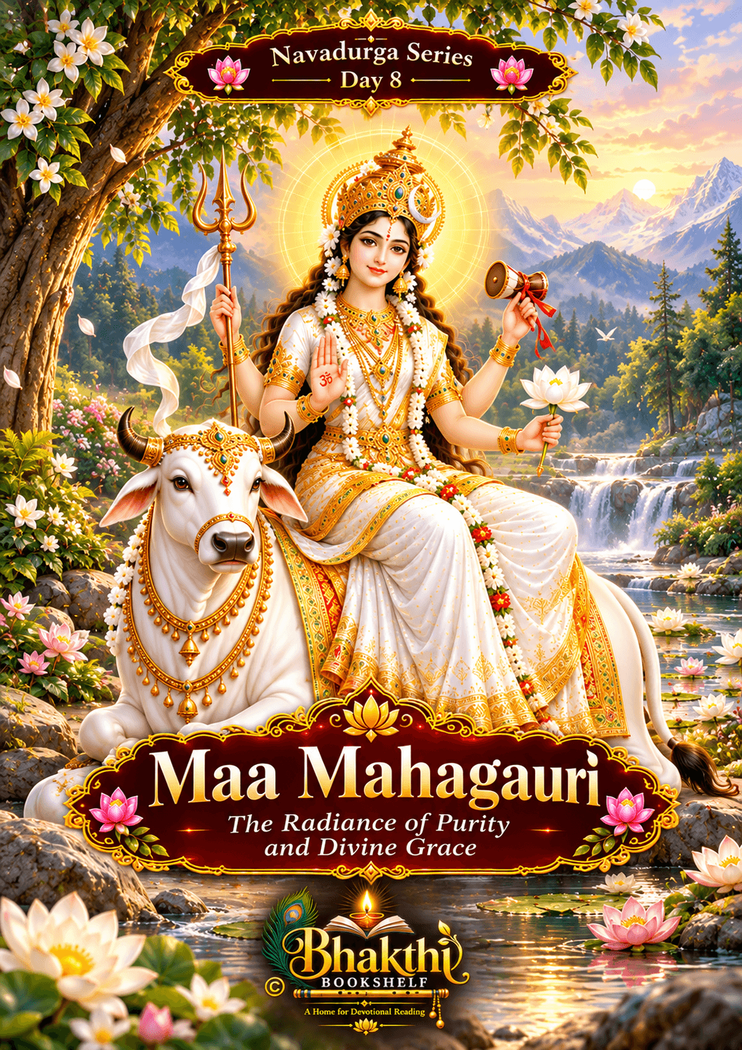 NAVA DURGA DAY 8 - MAA MAHAGAURI 