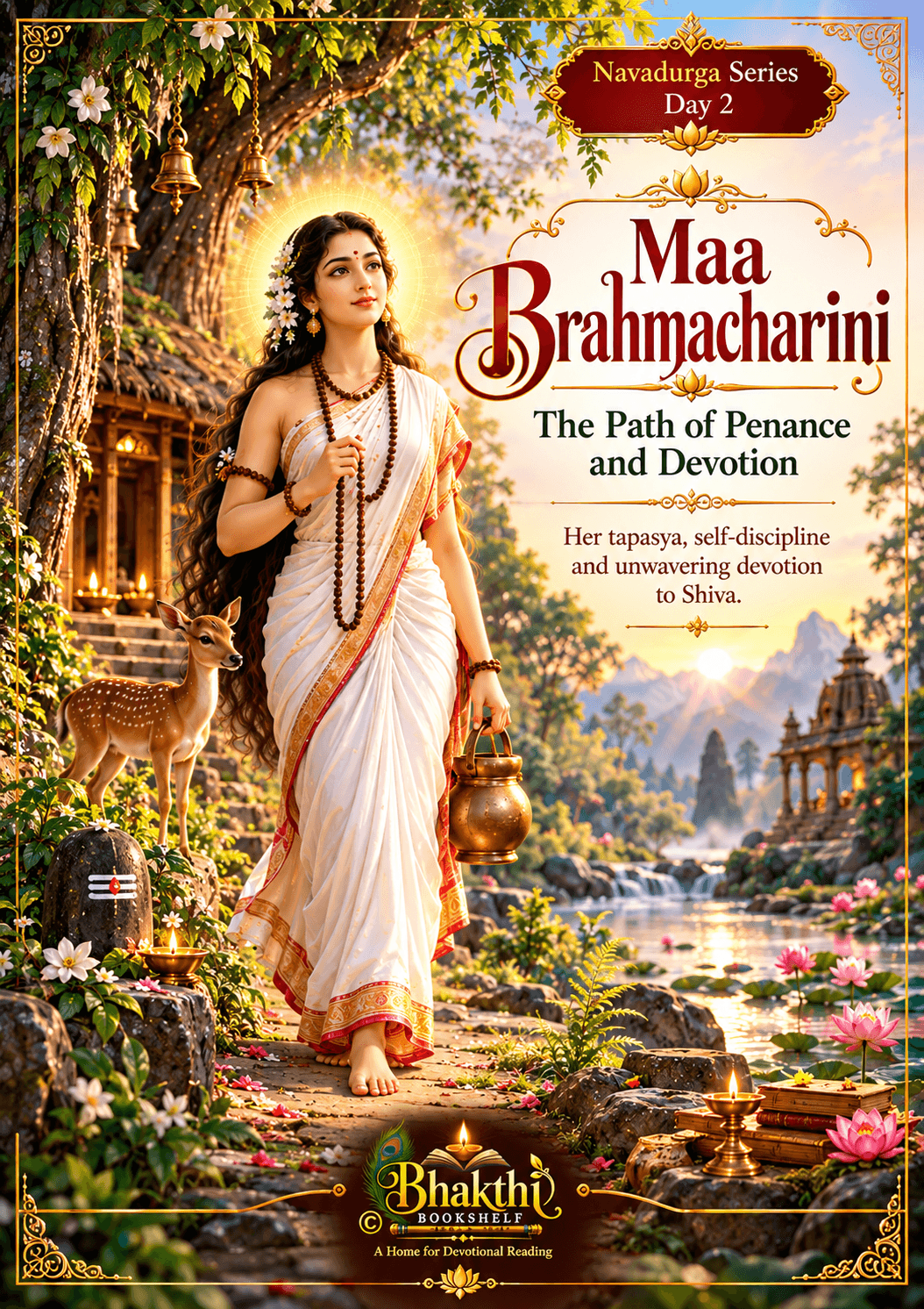 NAVA DURGA DAY 2 - MAA BRAHMACHARINI